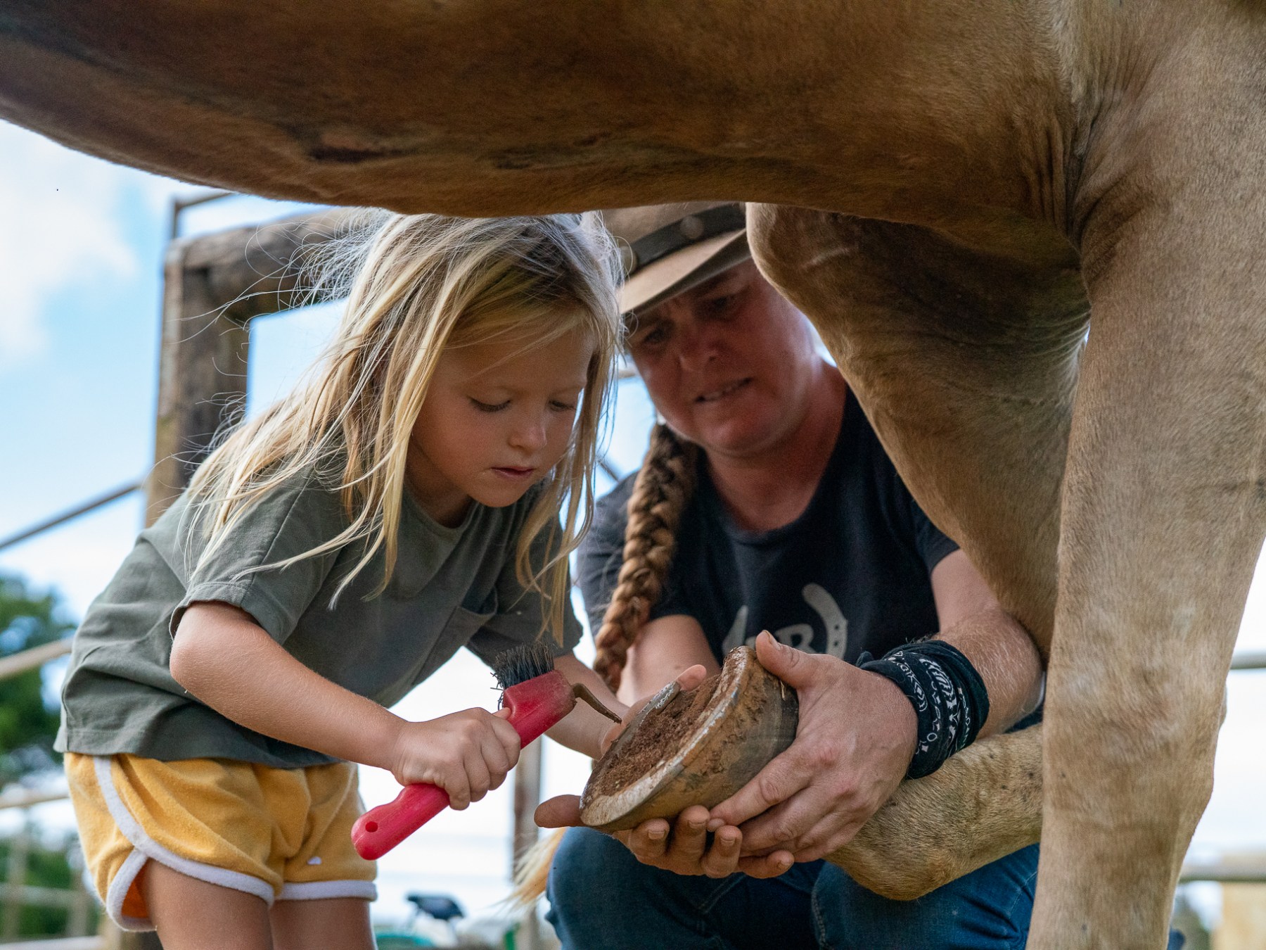 a person wearing a hat